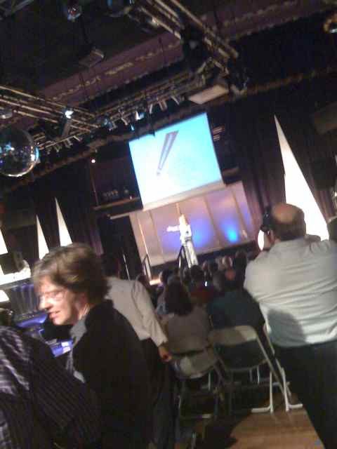Photo of Sandra Bernhard on stage