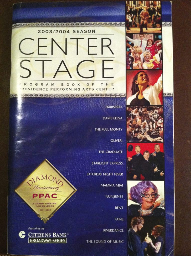 Photo of the program cover