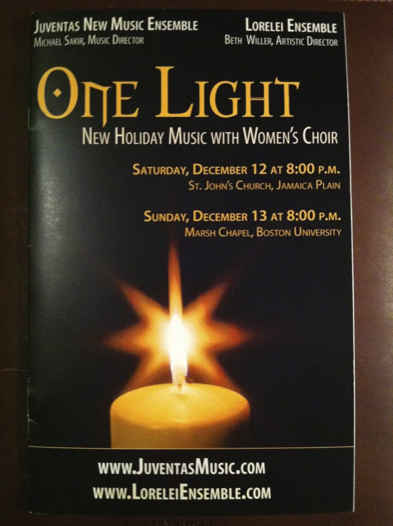 Photo of the program cover