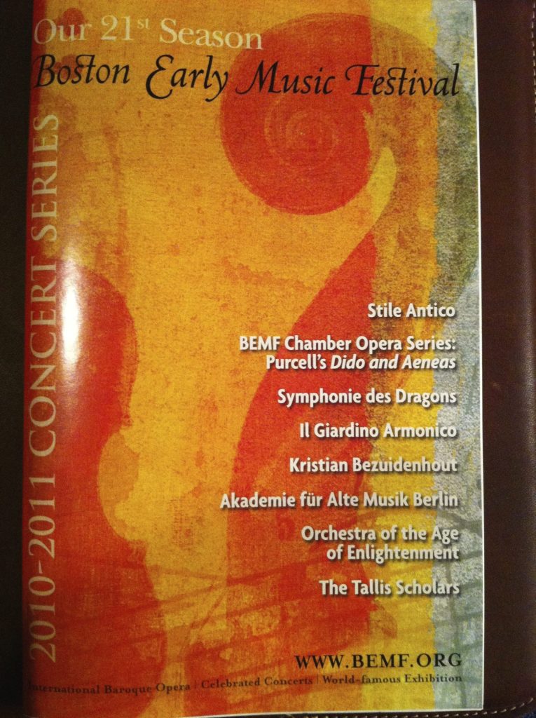 Photo of the program cover