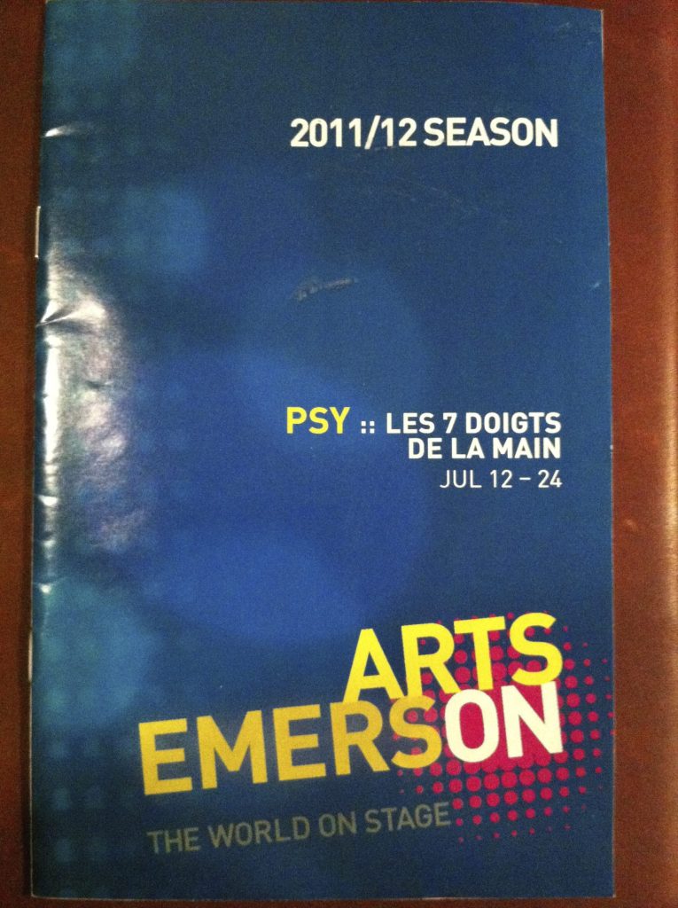 Photo of the program cover